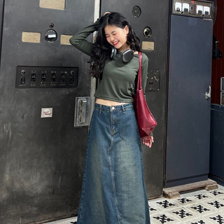 Áo thun gân tay dài nữ form ôm - aufra studio