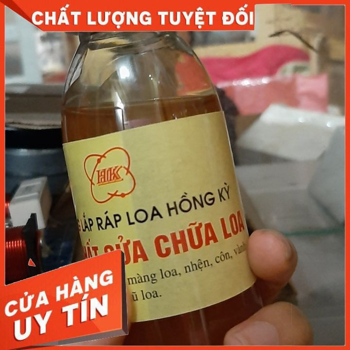 Keo dán màng loa, Coil loa, chuyên dụng keo vàng : Giá 1 chai 120ml