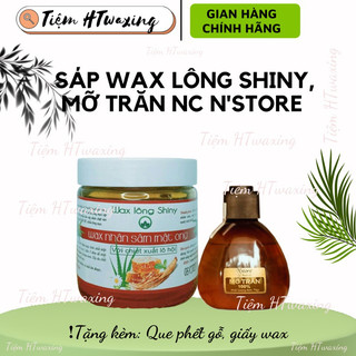 Sáp lanh wax lông shiny & mỡ trăn nguyên chất nstore