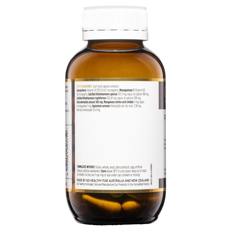 Viên uống bổ sung canxi GO Healthy Pro Calcium Forte 60 viên, hỗ trợ sức khỏe xương khớp