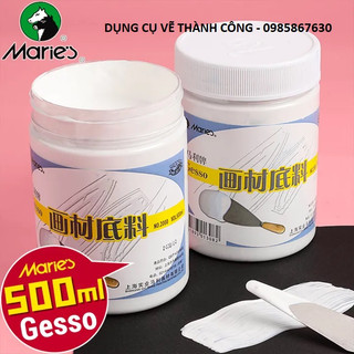 SƠN LÓT Gesso MARIE'S ( 500ml/ chai), Màu trắng