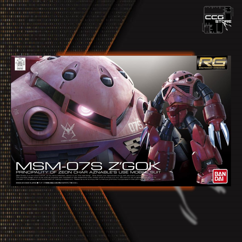 Mô hình lắp ráp Gunpla - BANDAI - RG 1/144 Z'Gok Char Custom