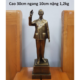 Tượng Bác Hồ Hồ Chí Minh đứng hàng đúc cao 30cm