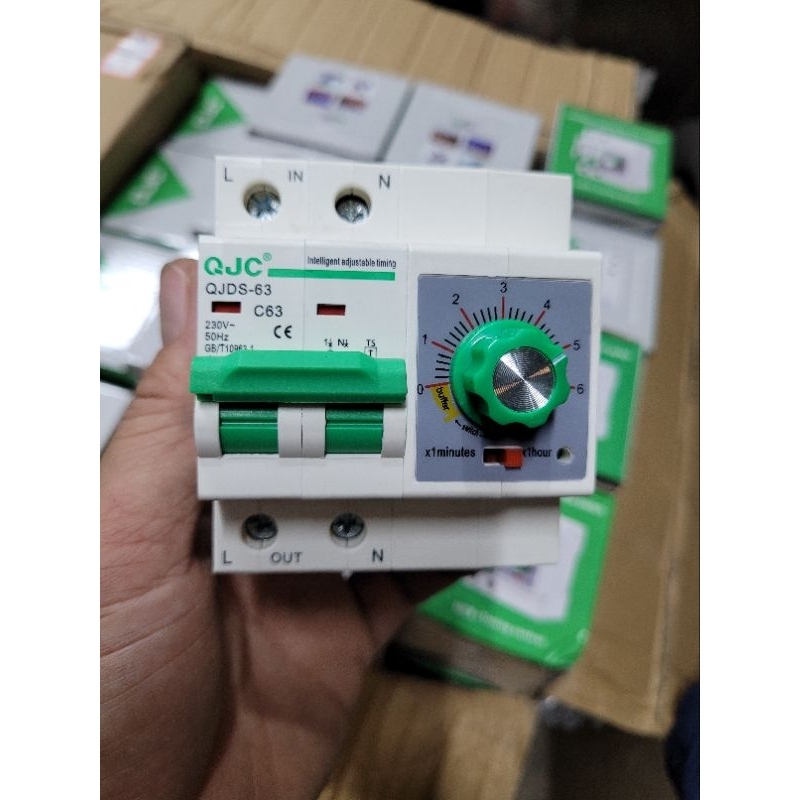 MCB Có Hẹn Giờ QJC 63A 230V