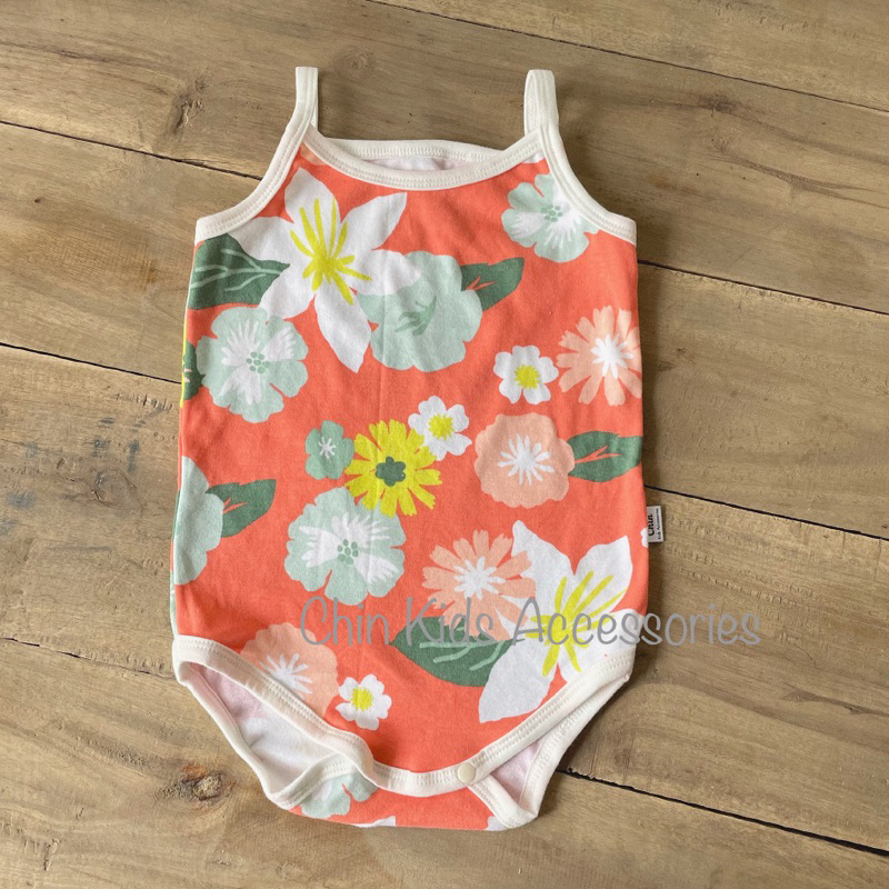 Body hai dây cotton xuất dư mềm mát cho bé