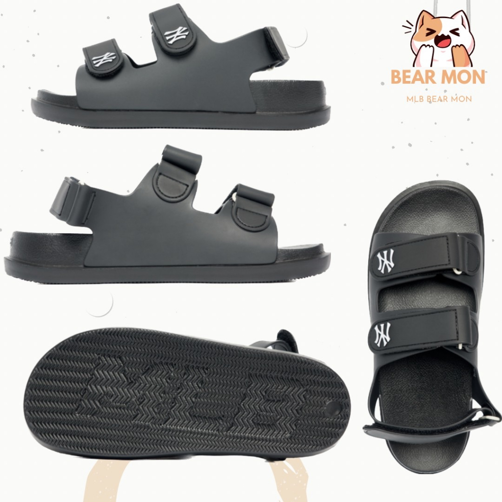 Giày mlb chunky sandals boston red sox 3Asdcbs33 Trắng đen xanh kem