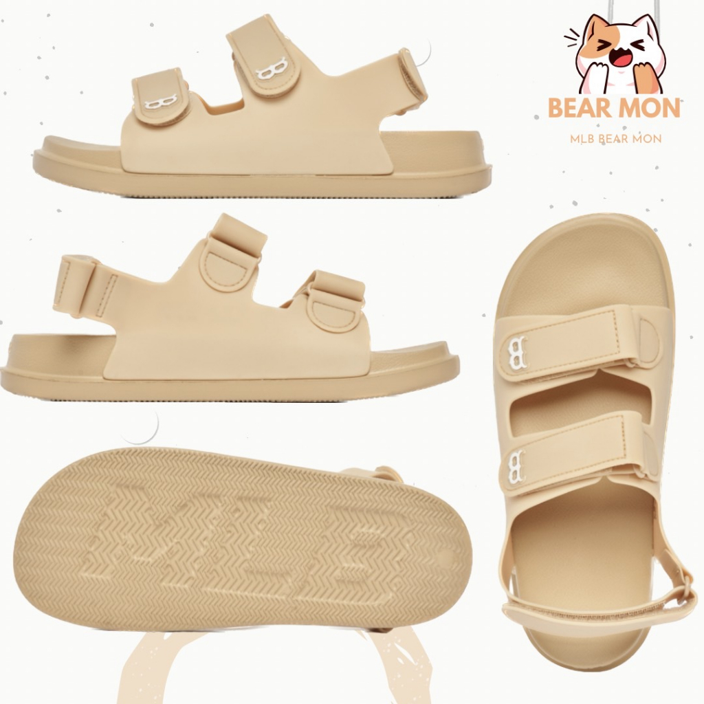 Giày mlb chunky sandals boston red sox 3Asdcbs33 Trắng đen xanh kem