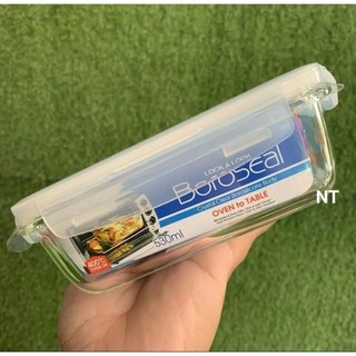 Hộp thủy tinh chịu nhiệt Lock & Lock chữ nhật 530ml