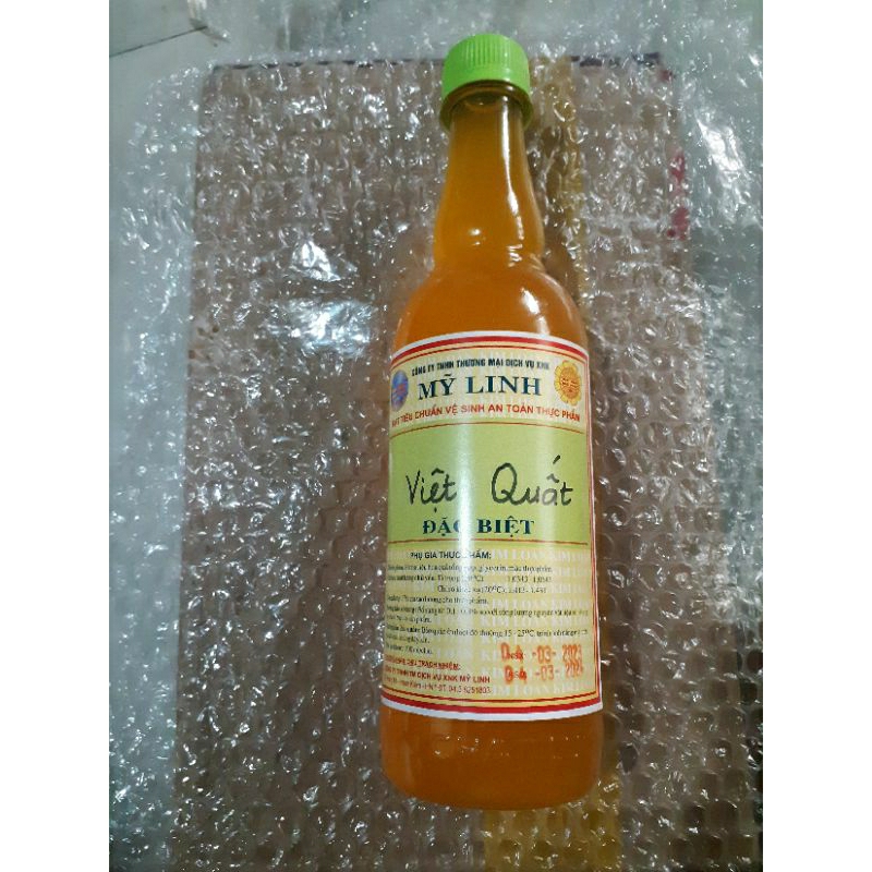 Hương việt quất chai 500ml