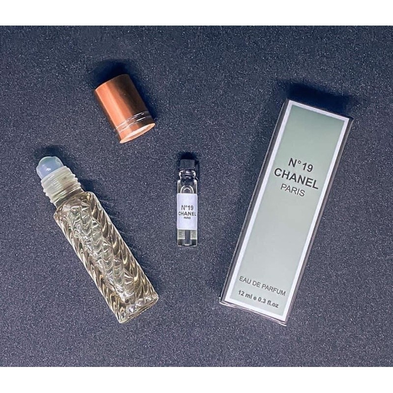 Nước hoa mini Pháp Hparfum CHANEL N19 Nữ dạng lăn 12ml