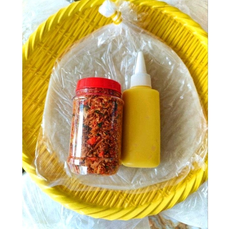 Bánh tráng phơi sương .combo mini 250gam bánh . muối trộn hành phi 100gam . cùng bơ béo 100gam