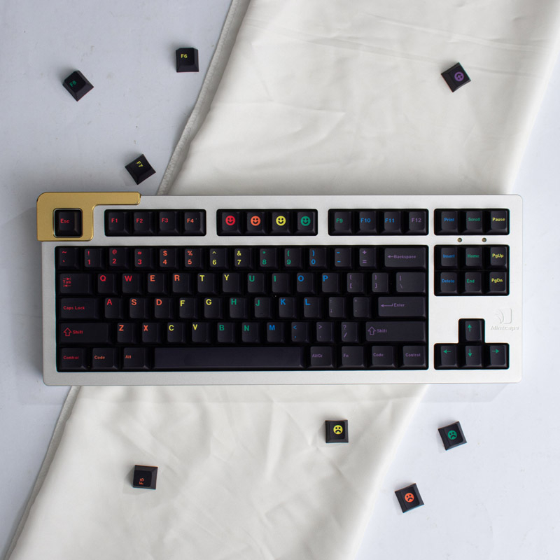 Bộ nút bàn phím cơ | Keycap Cherry PBT Dyesub Midnight