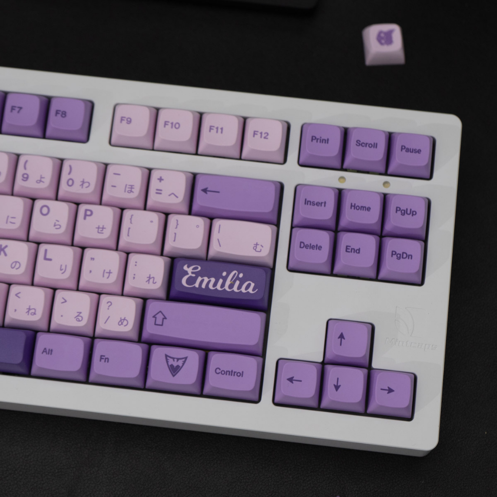 Bộ nút bàn phím cơ | Keycap XDA PBT Dyesub Purple witch