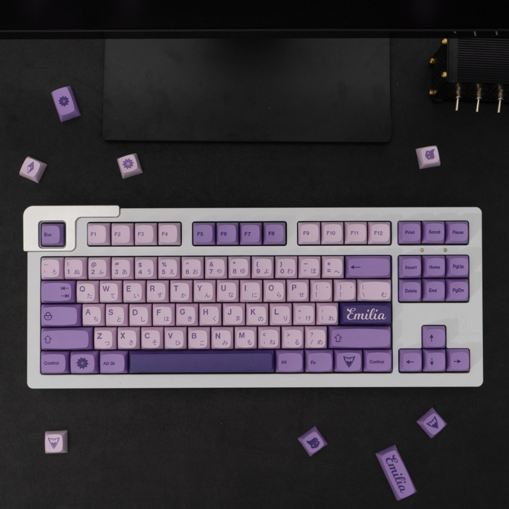 Bộ nút bàn phím cơ | Keycap XDA PBT Dyesub Purple witch