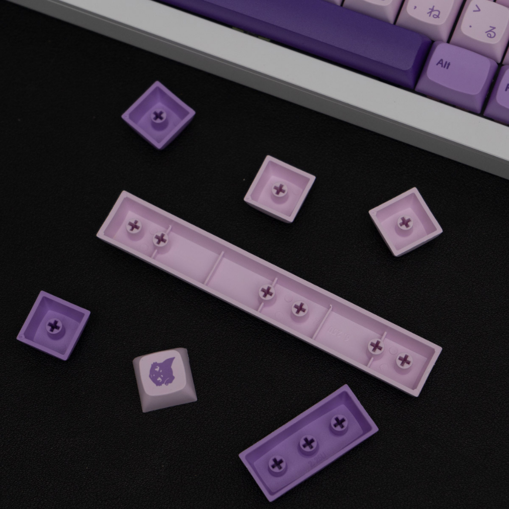 Bộ nút bàn phím cơ | Keycap XDA PBT Dyesub Purple witch