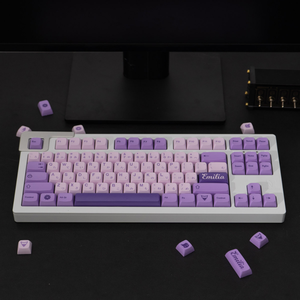 Bộ nút bàn phím cơ | Keycap XDA PBT Dyesub Purple witch