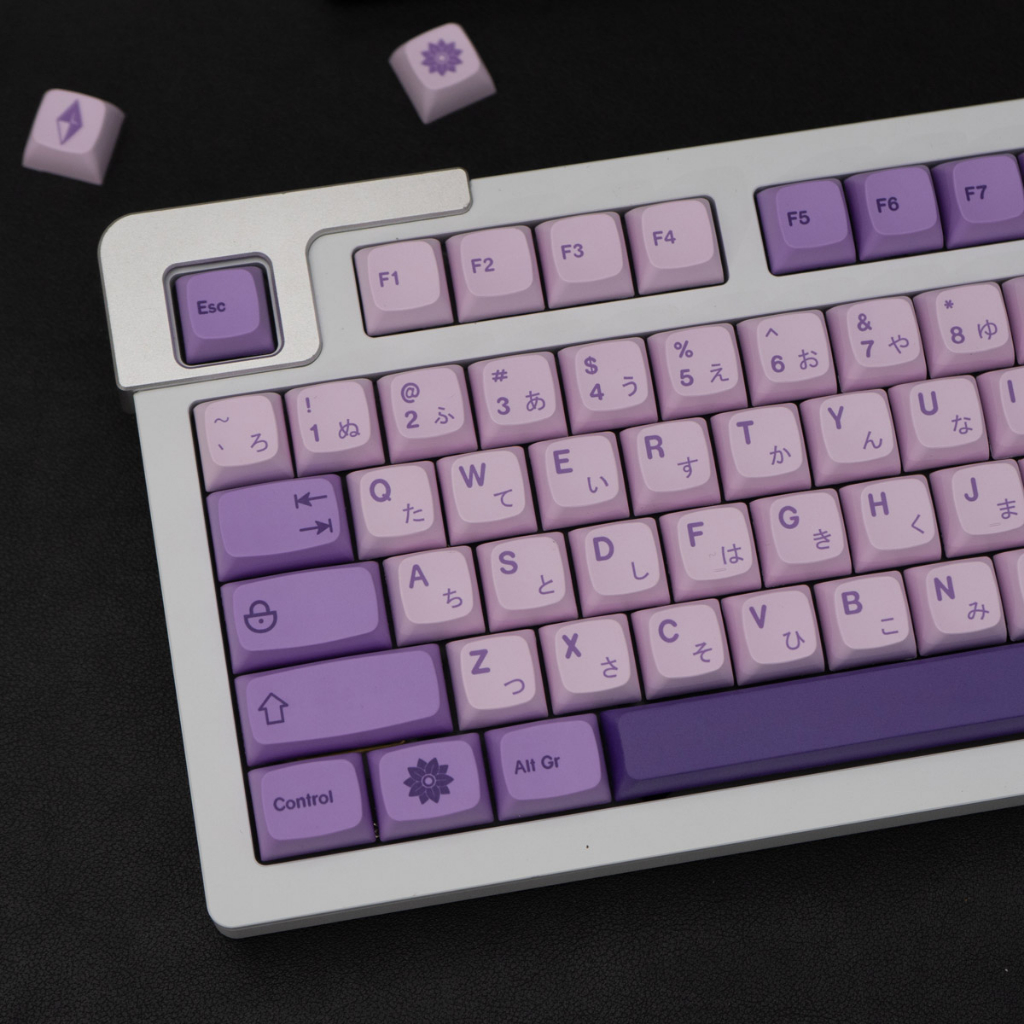 Bộ nút bàn phím cơ | Keycap XDA PBT Dyesub Purple witch