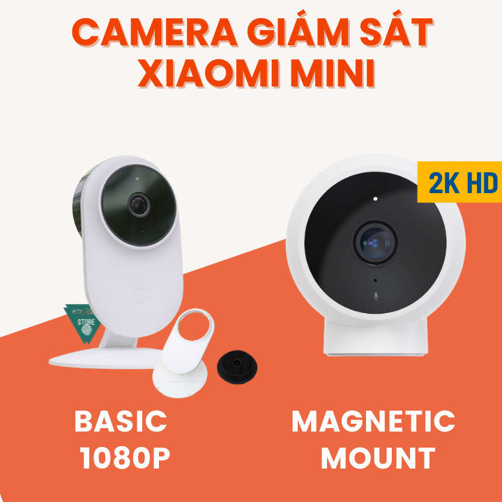 Camera giám sát Xiaomi Mijia 1080p - Camera IP Xiaomi Magnetic Mount 2K MJSXJ03HL