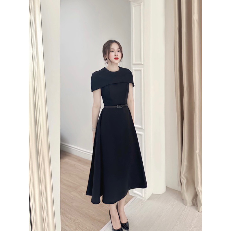 Đầm Ivy chất tuytsy  dáng xoè nhẹ