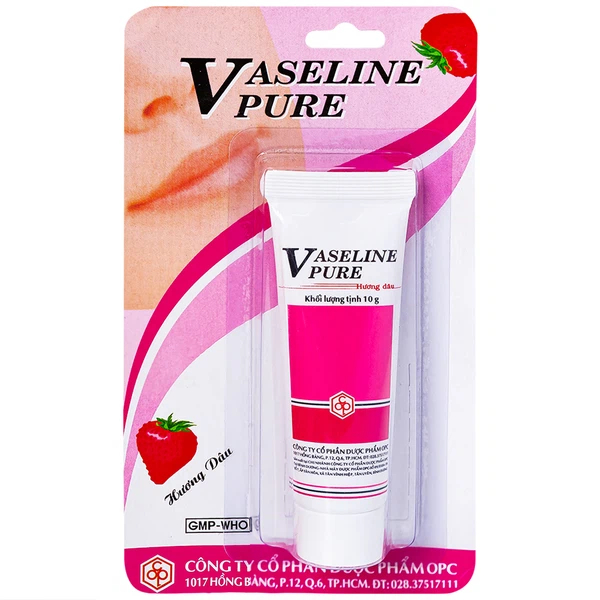 Kem dưỡng môi Vaseline chống nứt nẻ tuýp 10g
