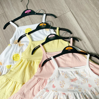 Com bo 2 set váy chất cotton cho bé gái