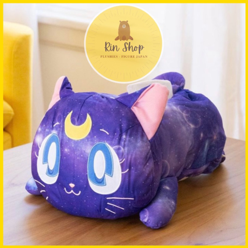Thú Bông Chính Hãng - Bọc hộp khăn giấy Sailor Moon Eternal - Prismagical Very Big Plushy Tissue Case Luna