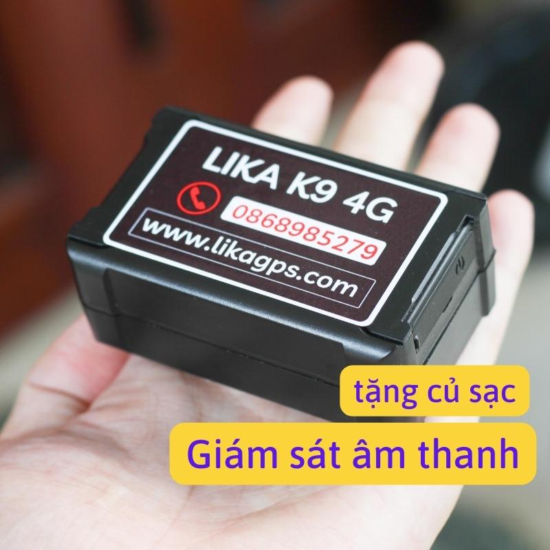 Định vị không dây ô tô, xe máy, cho hành lí, trẻ em, người già LIKA 24 , K9 4G độ chính xác cao, chống máy dò sóng