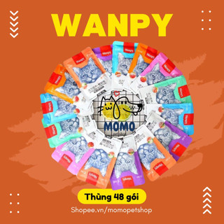 Thùng 48 gói Pate Wanpy mix vị cho mèo