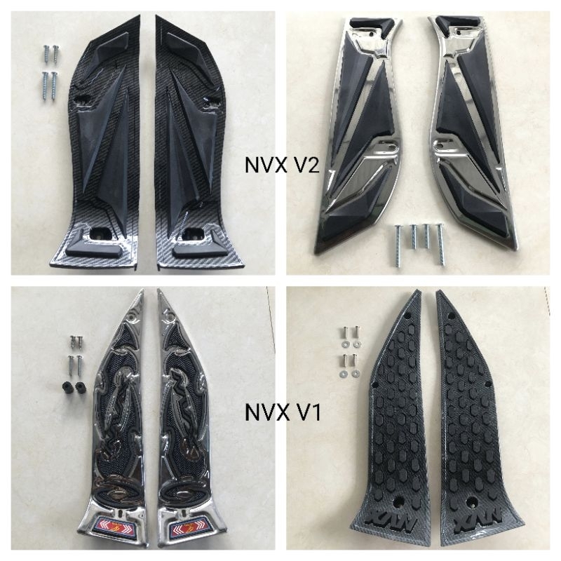 Thảm Chân NVX V1, V2 Sơn Carbon, Mạ Crom, Inox, Thảm Lót Sàn Cacbon Loại 1