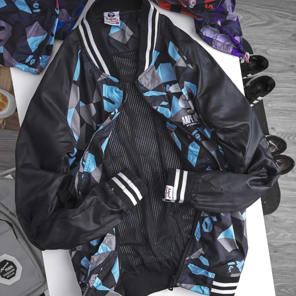 Khoác Gió bomber Camo 89k