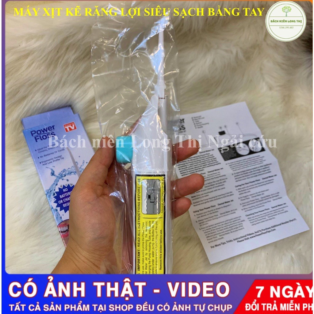 BÌNH XỊT LÀM SẠCH KẼ RĂNG POWER FLOSS NGỪA SÂU RĂNG HIỆU QUẢ -làm sạch kẽ răng bảo vệ nướu- nhỏ gọn, dễ sử dụng