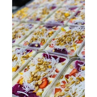 HỘP KEM CHUỐI MIX TRÁI CÂY - HỘP 700G