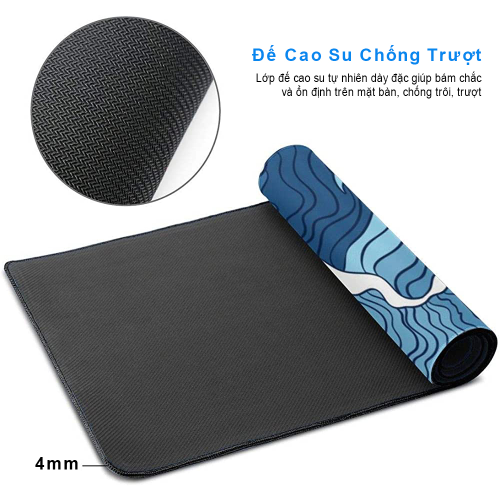 Miếng Lót Chuột Gaming in hình Anime Boruto Naruto The Movie - Sasuke Pad Decor bàn làm việc size Tròn 25/35/21x26/25x31