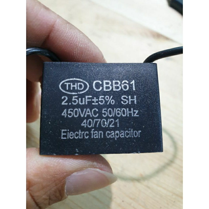 (5 cái) Tụ quạt 2.5uf 450VAC CBB61
