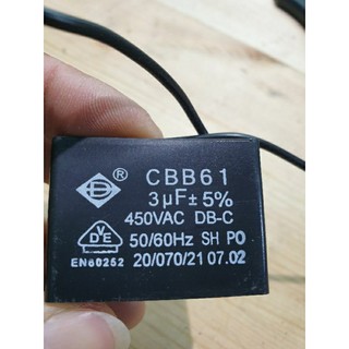 Tụ quạt 3uf 450vac cbb61