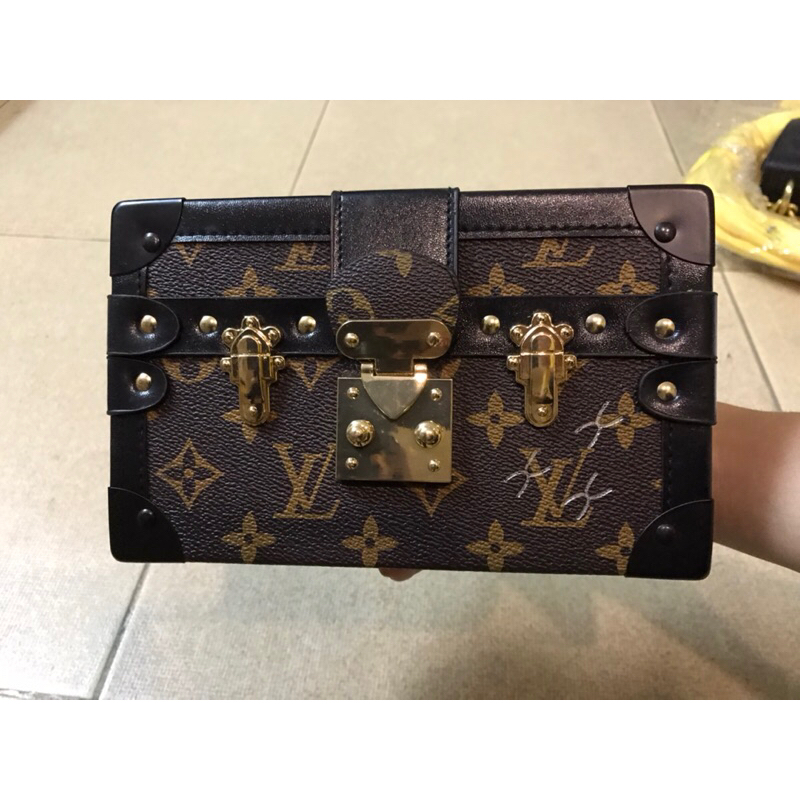 🎊Túi đeo chéo nữ dáng hộp L..V,M.C.M, Bubb.ery sz 19cm kèm dây da (Túi Quảng Châu loại 1)🎊