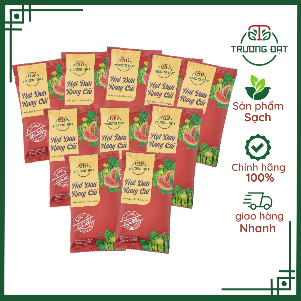 Combo 20 gói hạt dưa TRƯỜNG ĐẠT loại đặc biệt giòn ngon - 40gr