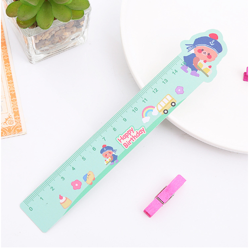 Thước Kẻ Học Sinh Phiên Bản Hoạt Hình Siêu Dễ Thương - Thước Kẻ Nhựa Mềm Dài 15cm