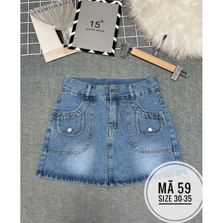 Chân váy Jean Bigsize chuẩn dày đẹp