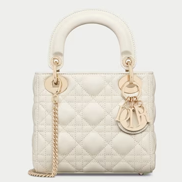Dior/Mini LADY Túi DIOR/Túi nữ/Túi Messenger/Túi đeo vai/Túi dây xích/Sản phẩm giảm giá miễn thuế