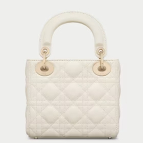 Dior/Mini LADY Túi DIOR/Túi nữ/Túi Messenger/Túi đeo vai/Túi dây xích/Sản phẩm giảm giá miễn thuế