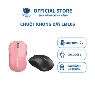 Chuột không dây máy tính dareu gaming chơi game dễ thương cute cho laptop,táo pukigo lm106