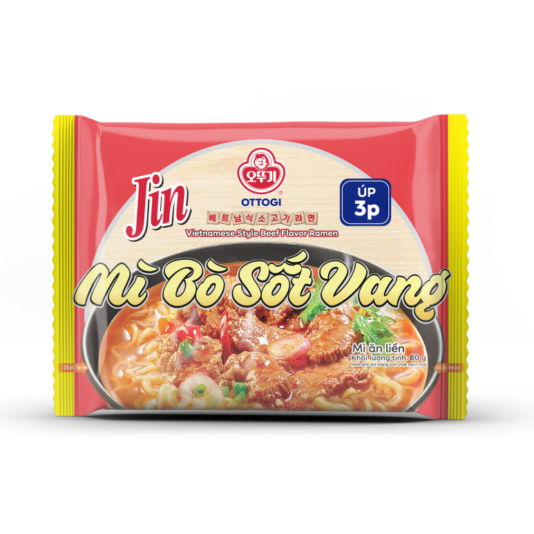 Mì ăn liền Jin 70gr-80gr