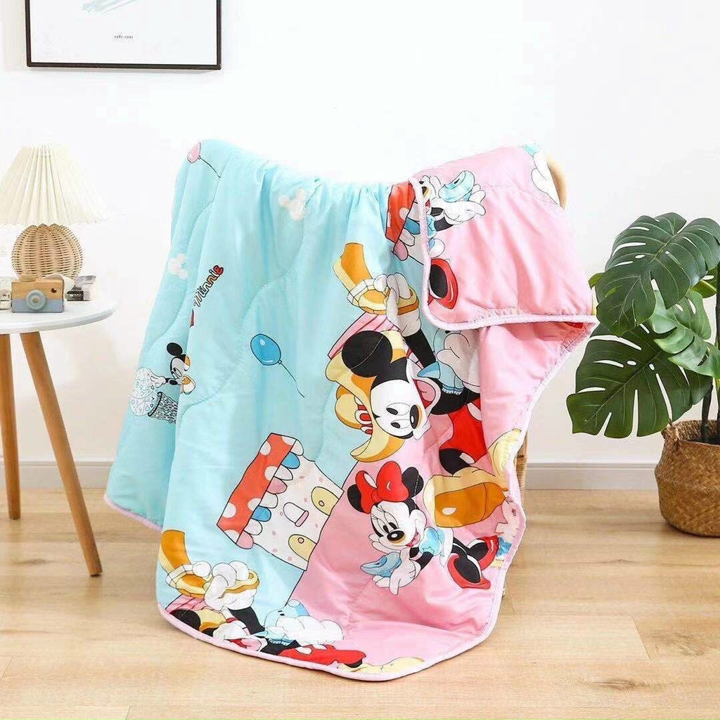 Chăn Đũi Cho Bé Mùa Hè Thu,Chăn Trẻ Em Mỏng Mát Đắp Hè Thu  Nhiều Hình cute. Cho bé mang đi học ,hay ở nhà
