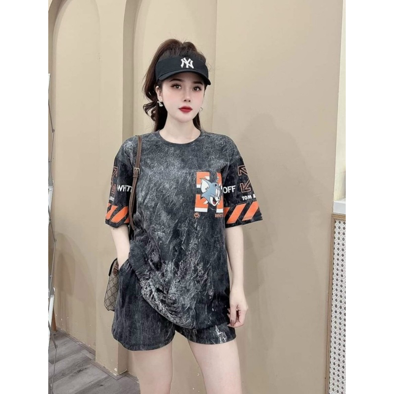 sét bộ short phối 3D