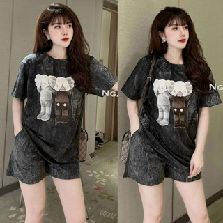 sét bộ short phối 3D