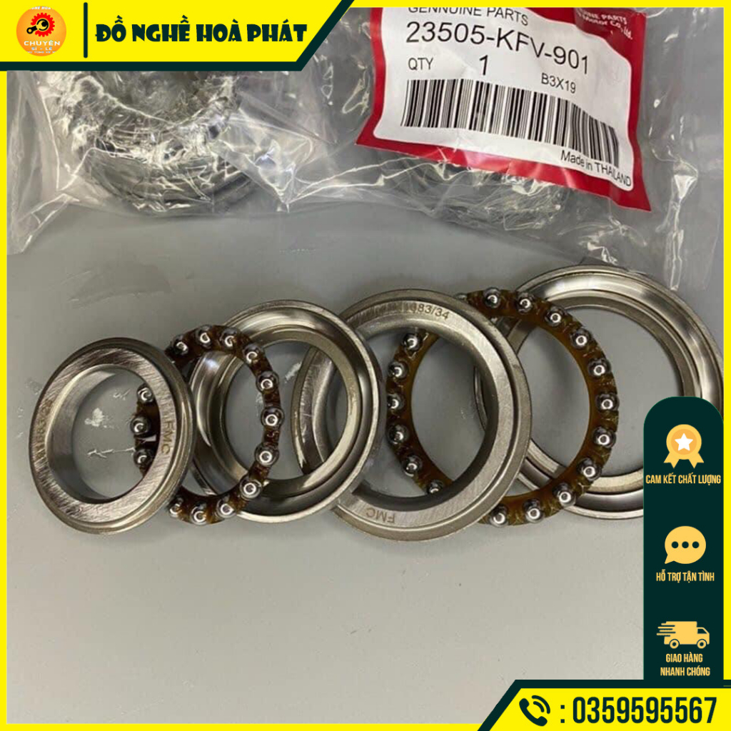 Bát phốt, chén cổ xe FMC HONDA/YAMAHA 6 chi tiết cao cấp