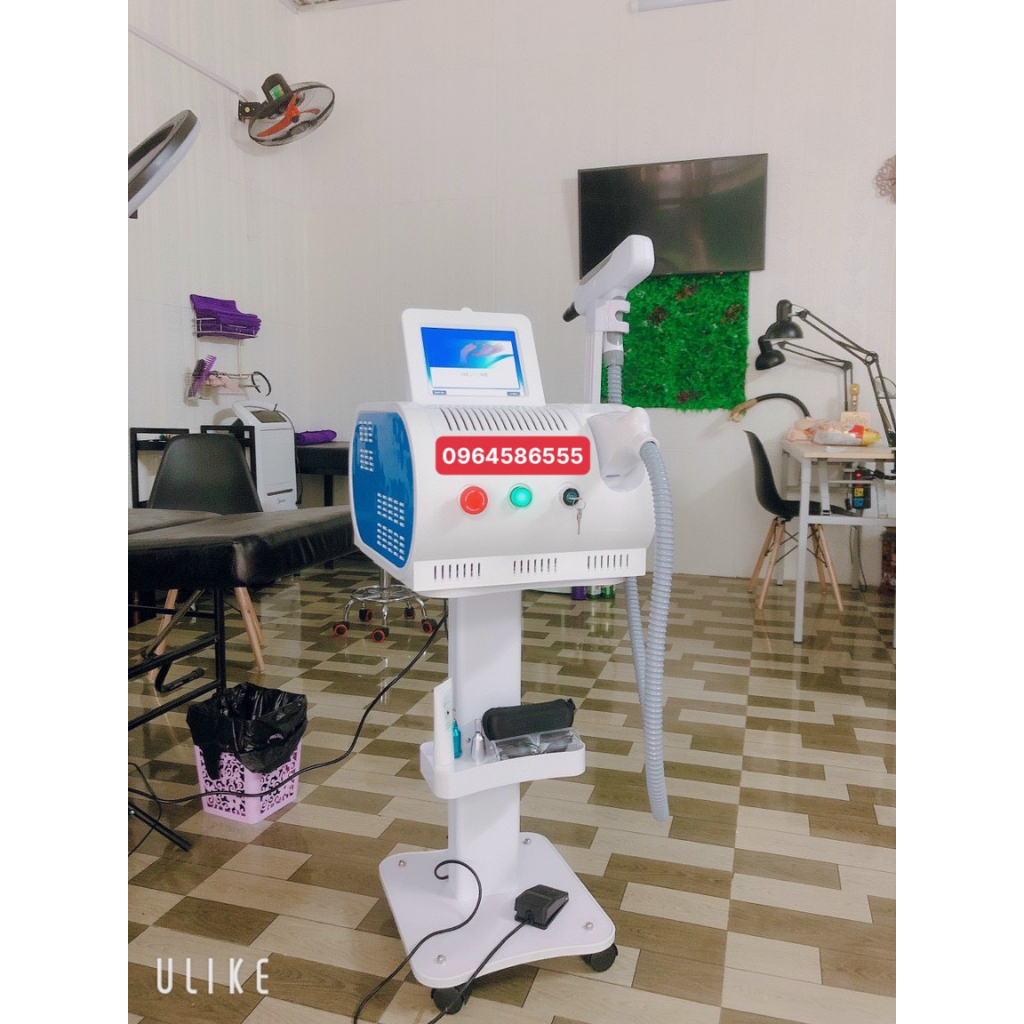 Máy Laser Mini . Máy Laser Xoá Xăm Bắn Nám Hút Mực Mày Môi