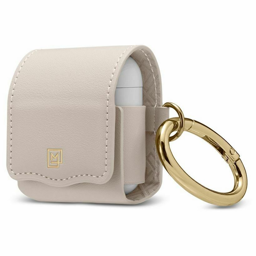 Ốp Da AirPods 1/2 Spigen LA MANON Sang Trọng Và Lịch Lãm - Case Leather For AirPods 1/2 - Thương Hiệu Cao Cấp