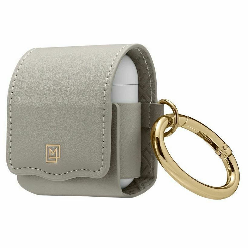 Ốp Da AirPods 1/2 Spigen LA MANON Sang Trọng Và Lịch Lãm - Case Leather For AirPods 1/2 - Thương Hiệu Cao Cấp